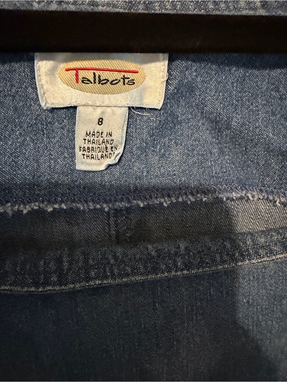 Talbots Blue Denim Pinafore Maxi Dress. Women’s size 8. Very good condition. - Picture 5 of 7
